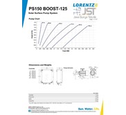 LORENTZ PS150 BOOST-125 NPT 3/ 8