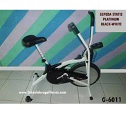 Sepeda Statis Black White ( Sepeda Olahraga Di Rumah)