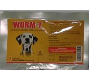 Obat pembasmi cacing pita untuk anjing WORM-T