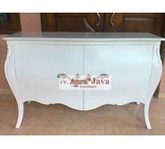 commode white Duco CMD_ AJF05 commode antik french klasik furniture aura java Indonesia