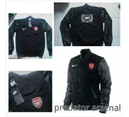 jaket PREDATOR black milan, arsenal, MU, madrid