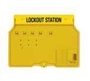 Plastic 4 Lock Padlock Station 1482B