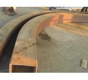 Rectangular Pipe Bend, material carbon steel