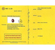 Batu Antik Mirah Delima RUBY Star Mogok Burma - RBS 267