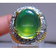 BATU MULIA GREEN CHALCEDONY ( code: GC032) ....SOLD OUT ! ! ! ! !