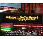 RUNNING TEXT Yogyakarta Semarang Bandung Jakarta Depok Tangerang Bekasi Bogor