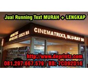RUNNING TEXT Papua Manokwari Sorong Jayapura Merauke
