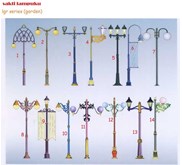 tiang lampu penerangan jalan