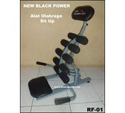 NEW BLACK POWER ( ALAT OLAHRAGA SIT UP PEMBENTUK TUBUH SIX PACK)
