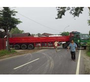 Ekor Trailer 45' 3 Axle Lantai + Pintu