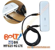ANTENA YAGI STAINLESS OPTIMUZ+ 7YB u/ MODEM BOLT ZTE MF825 4G LTE Gain 21dBi