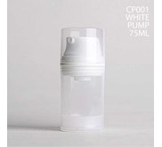 AIRLESS PLASTIK PUMP WHITE 75ML