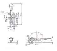 GOOD HAND ( HORIZONTAL TOGGLE CLAMP)