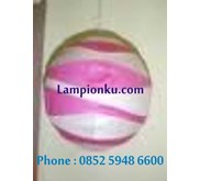 L-105, LAMPION Bola Mata, bahan Kertas