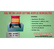 Mesin LASER CUTTING Acrylic Mini AS 4030