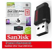Sandisk Ultra Dual USB Drive 16 Gb ( Komputer Bintaro, Pondok Indah, Rempoa, Ciputat, Lebak bulus, Pondok Pinang, RS FATMAWATI Jakarta Selatan)