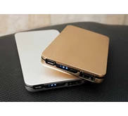 Powerbank stainless 4500 Mah