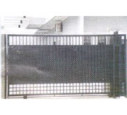 pagar dorong minimalis model lurus