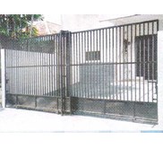 pagar dorong minimalis plat bawah