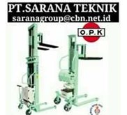 SELL OPK STACKER MANUAL & BATERY PT.SARANA TEKNIK OPK MATERIAL HANDLING STACKER