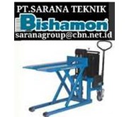 HAND PALLET BISHAMON STACKER TYPE MB PT. SARANA TEKNIK BISHAMON HAND PALLET STACKER - MATERIAL HANDLING