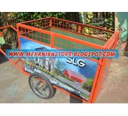 Gerobak Muat Sampah Pasar - Alat Gerobak angkut Barang