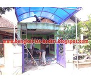 BENGKEL LAS KEDIRI Jasa Pembuatan Pagar Besi, Pintu Rumah - Harmonika Pintu Lipat, teralis jendela, railing tangga, kanopi