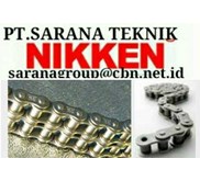 PT SARANA TEKNIK NIKKEN ROLLER CHAIN CONVEYOR CHAIN NIKKEN PT. sarana NIKKEN ROLLER CHAIN ANSI STANDARD - CONVEYOR CHAIN NIKKEN