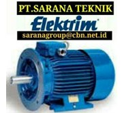 ELEKTRIM CANTONI PT SARANA TEKNIK MOTORS ELECTRIC MOTOR TYPE SG