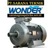 WONDER ELECTRIC AC MOTOR PT SARANA TEKNIK WONDERS AC FOOT MOUNTED AND FLANGE 50 HZ