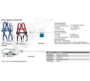 SAFETY HARNESS, SAFETY BELT DAN LANYARD KRISBOW