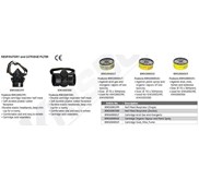 RESPIRATORY ( MASKER) and CATRIDGE FILTER