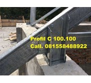 Harga Baja Ringan Profil C 100.100, C120.100, C125.170 Madiun, Kediri, Magetan, Ngawi, Ponorogo, Solo, Jogja, Kediri, Jombang, Tulungagung, Blitar, G resik, Surabay, Mojokerto, Sidoarjo, dll