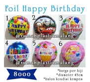 Balon Foil Happy Birthday