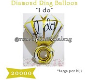 Balon foil cincin atau diamond ring balloon