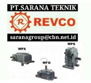 REVCO GEAR REDUCER PT SARANA TEKNIK WORM MOTOR GEARBOX