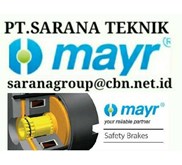MAYR BRAKE CLUTCH PT SARANA TEKNIK - MAYR ELECTROMATIC TORQUE LIMITER MAYR BRAKE CLUTCH BRAKE JUAL