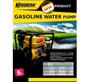 GASOLINE WATER PUMP 6.5HP / POMPA AIR BENSIN 6.5HP