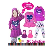 BM433/436 Setelan Love Daddy LITTLE PINEAPPLE
