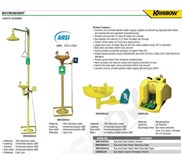 EYE AND FACE SAFETY SHOWER KW1000414 KRISBOW