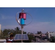 Kincir Angin Vertikal Poros Magnetik (Maglev) - Model : TSA-600W 
