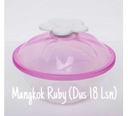Mangkok Ruby  plus tutupnya
