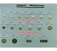 Katalog Magnet Neodymium (Magnet Putih/ Silver)