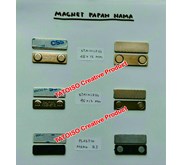 Magnet Papan Nama (Magnet Papan Nama Dada)