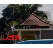 Papan Running Text Led DIsplay (Teks Berjalan) Posko Keamanan.