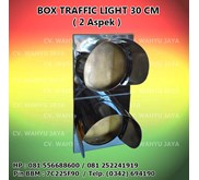 Box Traffic Light / Warning Light diameter 30cm (2 Aspek)