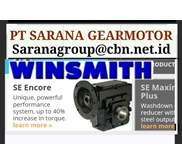 WINSMITH GEAR REDUCER PT SARANA GEAR MOTOR gear