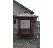 Gazebo kayu kelapa