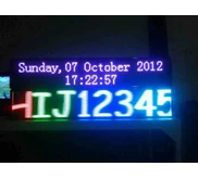 running text RGB full color indoor dan outdoor