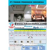 AC 6 PK Cassette Round Flow Daikin Inverter RZR140LUY14+FCQ140LUV14 